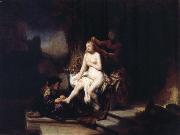 REMBRANDT Harmenszoon van Rijn Bathsheba Bathing oil on canvas